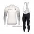 Abbigliamento Scott 2020 Manica Lunga e Calzamaglia Con Bretelle Bianco Nero
