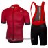 Abbigliamento Castelli 2020 Manica Corta e Pantaloncino Con Bretelle Rosso