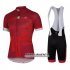 Abbigliamento Castelli 2016 Manica Corta E Pantaloncino Con Bretelle Rosso E Bianco