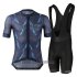 Abbigliamento Le Col Manica Corta e Pantaloncino Con Bretelle 2021 Spento Blu