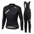 Donne Abbigliamento Sportful 2020 Manica Lunga e Calzamaglia Con Bretelle Nero Bianco