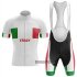 Abbigliamento Italia 2020 Manica Corta e Pantaloncino Con Bretelle Bianco