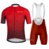 Abbigliamento NDLSS 2020 Manica Corta e Pantaloncino Con Bretelle Rosso