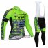 Abbigliamento Tinkoff Saxo Bank 2020 Manica Lunga e Calzamaglia Con Bretelle Verde Camuffamento