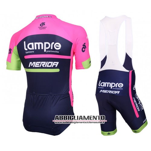 Abbigliamento Merida 2016 Manica Corta E Pantaloncino Con Bretelle Blu E Fuxia - Clicca l'immagine per chiudere