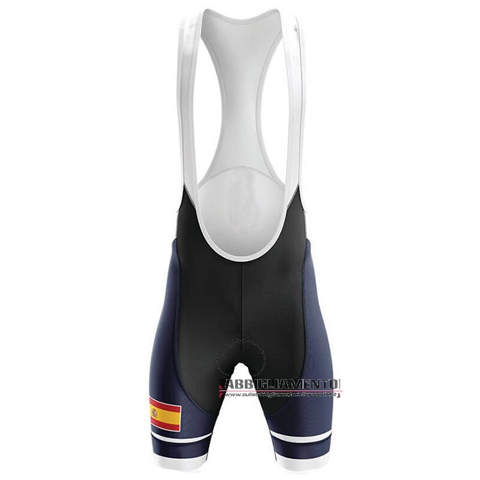 Abbigliamento Campione Spagna 2020 Manica Corta e Pantaloncino Con Bretelle Blu Giallo - Clicca l'immagine per chiudere