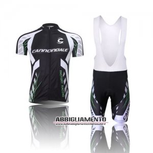 Abbigliamento Cannondale Garmin 2012 Manica Corta E Pantaloncino Con Bretelle Nero E Bianco