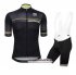 Abbigliamento UCI World Champion Leader 2016 Manica Corta E Pantaloncino Con Bretelle Nero