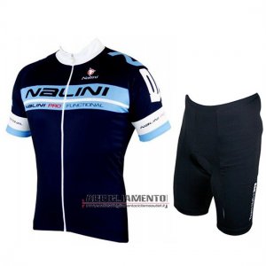 Abbigliamento Nalini 2019 Manica Corta e Pantaloncino Con Bretelle Nero Blu