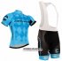 Abbigliamento Cannondale Garmin 2016 Manica Corta E Pantaloncino Con Bretelle Nero E Blu