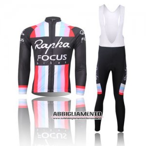 Abbigliamento Rapha 2013 Manica Lunga E Calza Abbigliamento Con Bretelle Nero E Rosso