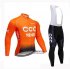 Abbigliamento CCC 2019 Manica Lunga e Calzamaglia Con Bretelle Arancione