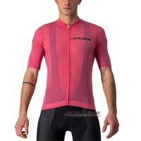 Abbigliamento Giro d'Italia Manica Corta e Pantaloncino Con Bretelle 2021 Rosa