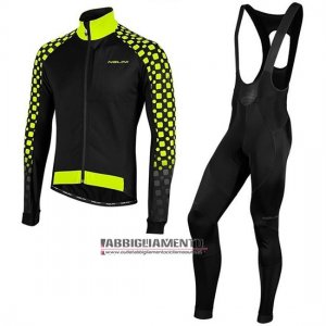 Abbigliamento Nalini CRIT 3l 2.0 2019 Manica Lunga e Calzamaglia Con Bretelle Nero Giallo