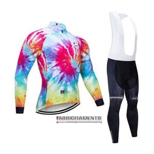 Abbigliamento Northwave 2020 Manica Lunga e Calzamaglia Con Bretelle Rosso Giallo Bianco