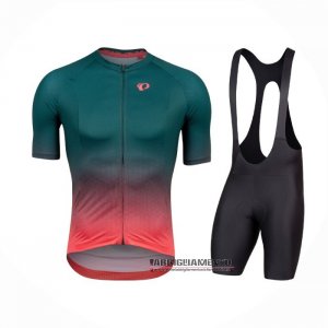 Abbigliamento Pearl Izumi 2021 Manica Corta e Pantaloncino Con Bretelle Verde Rosa