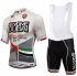 Abbigliamento Skydive Dubai 2017 Manica Corta e Pantaloncino Con Bretelle bianco