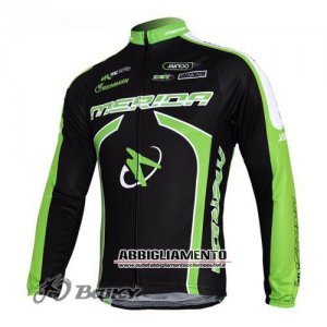 Abbigliamento Merida 2014 Manica Corta E Pantaloncino Con Bretelle Nero E Verde