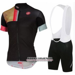 Abbigliamento Castelli 2016 Manica Corta E Pantaloncino Con Bretelle Nero