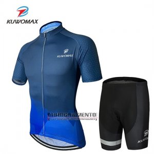 Abbigliamento Kuwomax 2019 Manica Corta e Pantaloncino Con Bretelle Blu