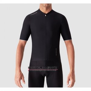 Abbigliamento La Passione 2019 Manica Corta e Pantaloncino Con Bretelle Nero Bianco