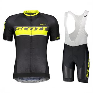 Abbigliamento Scott Rc Tirantes 2018 Manica Corta e Pantaloncino con Bretelle Amarillo Aaa