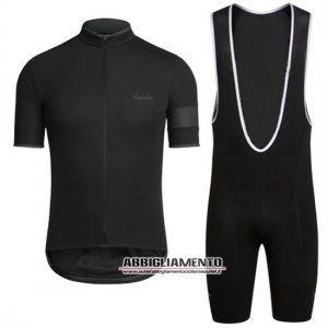 Abbigliamento Rapha 2016 Manica Corta E Pantaloncino Con Bretelle Bianco E Nero