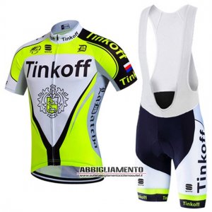 Abbigliamento Tinkoff 2016 Manica Corta E Pantaloncino Con Bretelle Verde E Nero