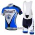 Abbigliamento Tinkoff 2016 Manica Lunga E Calzamaglia Con Bretelle Blu E Nero