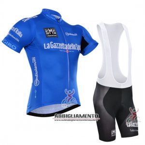 Abbigliamento Tour_de_Italia 2016 Manica Corta E Pantaloncino Con Bretelle Blu E Bianco