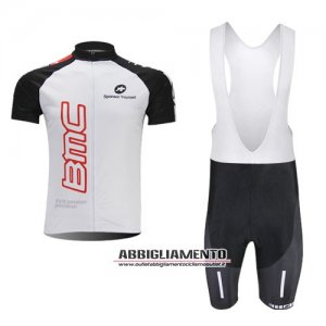 Abbigliamento Bmc 2011 Manica Corta E Pantaloncino Con Bretelle Nero E Bianco