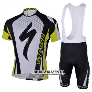 Abbigliamento Specialized 2013 Manica Corta E Pantaloncino Con Bretelle Nero E Verde