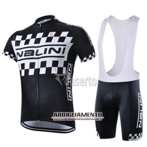 Abbigliamento Nalini 2015 Manica Corta E Pantaloncino Con Bretelle Nero E Bianco