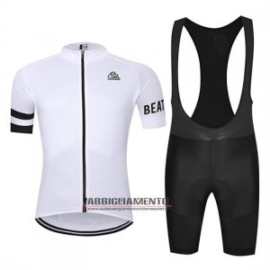 Abbigliamento Chomir 2019 Manica Corta e Pantaloncino Con Bretelle Bianco