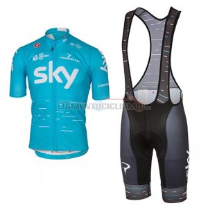 Abbigliamento Ciclismo Sky 2017 blu