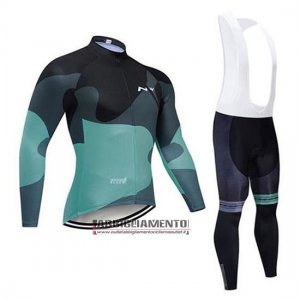 Abbigliamento Northwave 2020 Manica Lunga e Calzamaglia Con Bretelle Nero Verde