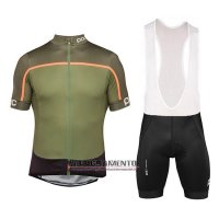 Abbigliamento POC Essential Road Block 2018 Manica Corta e Pantaloncino Con Bretelle Camuffamento