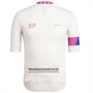 Abbigliamento Rapha 2019 Manica Corta e Pantaloncino Con Bretelle Bianco