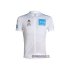 Abbigliamento Tour de France 2021 Manica Corta e Pantaloncino Con Bretelle Bianco