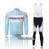 Abbigliamento Bianchi 2011 Manica Lunga E Calza Abbigliamento Con Bretelle Bianco E Celeste