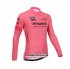 Abbigliamento Giro d'Italia 2014 Manica Lunga E Calza Abbigliamento Con Bretelle rosa