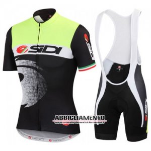 Abbigliamento Castelli 2016 Manica Corta E Pantaloncino Con Bretelle Verde E Nero