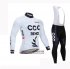 Abbigliamento CCC 2019 Manica Lunga e Calzamaglia Con Bretelle Bianco