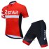 Abbigliamento R Star Manica Corta e Pantaloncino Con Bretelle 2021 Nero Rosso(2)