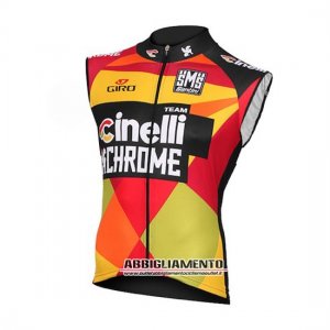 Gilet antivento Cinelli 2016 Rosso E Giallo