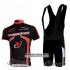 Abbigliamento Merida 2012 Manica Corta E Pantaloncino Con Bretelle Nero E Rosso