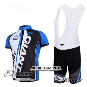 Abbigliamento Giant 2013 Manica Corta E Pantaloncino Con Bretelle Blu E Nero