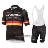 Abbigliamento Cannondale Shimano Campione Germania 2019 Manica Corta e Pantaloncino Con Bretelle Cyc002