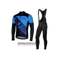 Abbigliamento Nalini 2020 Manica Lunga e Calzamaglia Con Bretelle Nero Blu