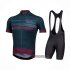 Abbigliamento Pearl Izumi 2021 Manica Corta e Pantaloncino Con Bretelle Spento Blu Scuro Rosso